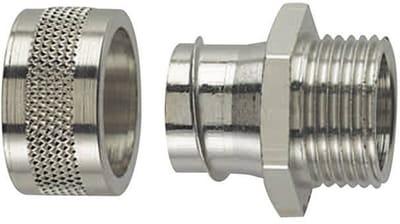 HellermannTyton 166-31005 PSC25-FM-M25 Slangbevestiging Metaal M25 21.10 mm Recht 1 stuk(s)