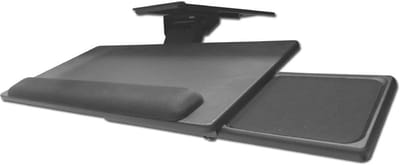 Ergonomische Ondersteuning - Toetsenbord Lade - Comfortabel Werken - Verstelbare Hoogte - 64 x 32 cm - Zwart