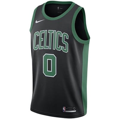 Nike NBA Statement Edition Swingman Jersey, Boston Celtics Tatum #0 Heren Sportjersey Zwart 877198-012 L gray