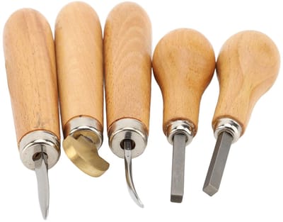 Allecto - Gereedschapset - 5-delige Set voor Steenzetting - Ergonomisch Houten Handvat - Tuinwerk Gereedschap - Voor Professioneel Gebruik - Geschi...