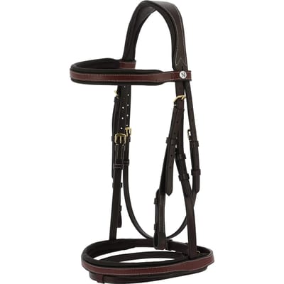 Houten hoofdstellen voor paard van leer Norton London