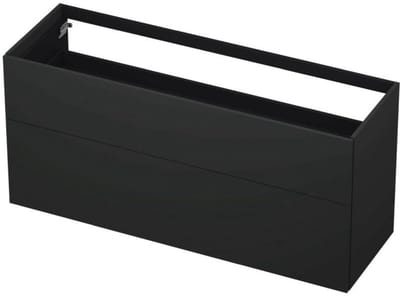 INK - Onderkast 2 Laden Push To Open 65cm Gelakt - 1400x450x650 Mm - Mat Antraciet