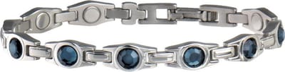 Magneet Armband Lady Blue Gem - L