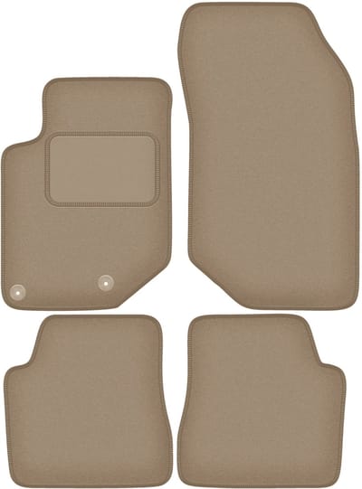 Wielganizator WLG-CARLUX Serie - Auto Vloermatten - Beige - Citroen C4 X - 2020