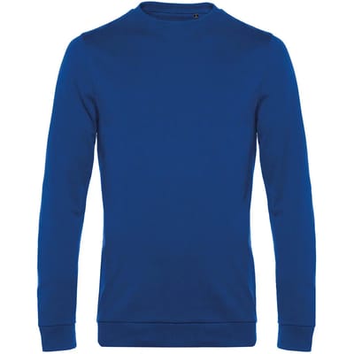 Sweater 'French Terry' B&C Collectie maat XS Kobaltblauw