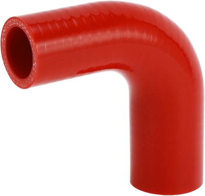 Dailygoods- Koelslang Siliconen - 90 Graden - Binnendiameter 28 mm / 1,10-32 mm - Lengte 90 mm - Temperatuurbestendig tot 300 ℃ - Meerlaags Weefsel - Siliconenslang