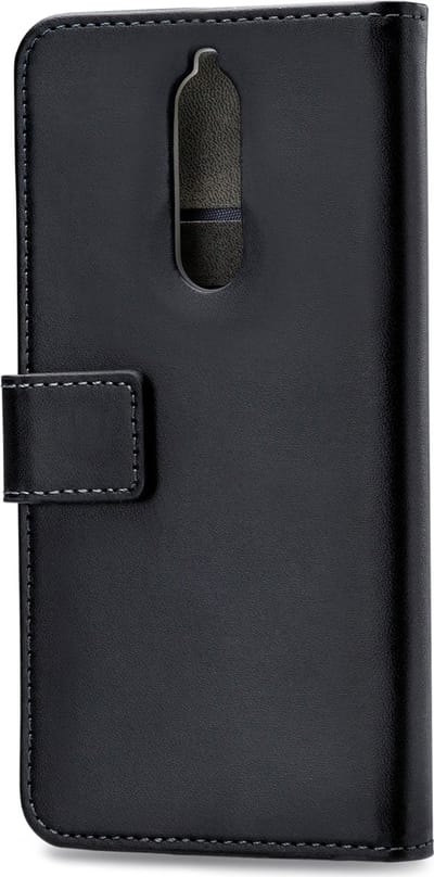 Mobilize Telefoonhoesje geschikt voor Nokia 5 Hoesje | Mobilize Classic Gelly Wallet Bookcase Portemonnee | Pasjeshouder voor 2 Pasjes | Telefoonhoesje voor Pinpas / OV Kaart / Rijbewijs - Zwart