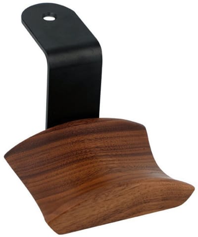 Dailygoody - Headsethouder - Hoofdtelefoonstandaard - Wandmontage - Walnoot afwerking - Elegant design - Geschikt voor gaming - Houten displayrek