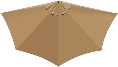 Dailygoods- Halfronde Parasol Vervangende Parasoldoek - UV-bescherming 30+ - Polyester Materiaal - 2,7 Meter Diameter - Geschikt voor Balkon/Terras - Eenvoudig te Monteren - Paraplustof