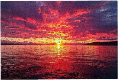 Puzzel 3000 stukjes - Landschap puzzel volwassenen - Ontspannend tijdverdrijf - 2mm dik lindehout - 122x81cm - Meerkleurig