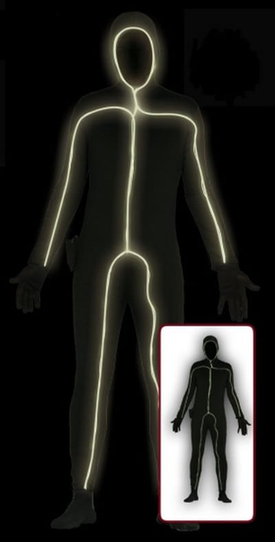 Halloween Glow in the dark kostuum voor volwassenen