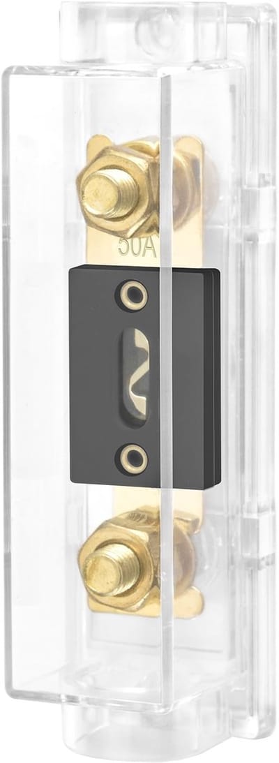 Dailygoody Fuse Holder - 50 Amp - Geschikt voor 0/2/4 Gauge