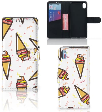 Xiaomi Redmi 7A Book Cover Icecream