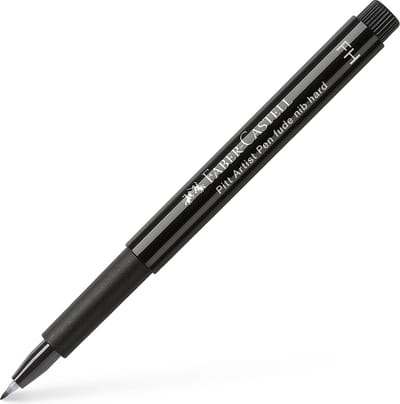 Faber-Castell fineliner - Pitt Artist Pen - fude hard - 199 zwart - FC-167895