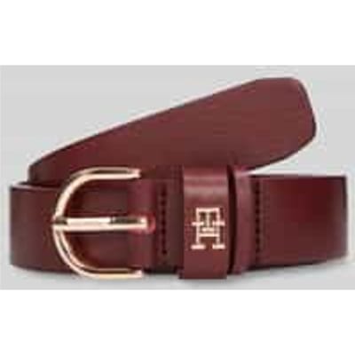 Riem van echt leer met logodetail