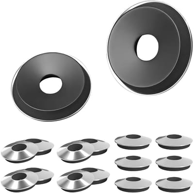 EPDM afdichtringen 12 mm, ID 4.2 mm, 2.5 mm dikte, RVS onderleggers met neopreen afdichting voor schroeven, 20 stuks, waterdicht en corrosiebestendig