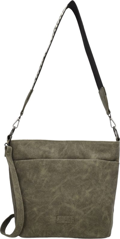 Beagles Malaga Crossbody Schouder Tas Shopper Fashion Bag - Tote Bag - Dames Tas - Olijfgroen