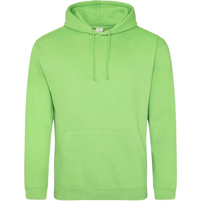 Just Hoods College Hoodie JH001 - Lime Green - L