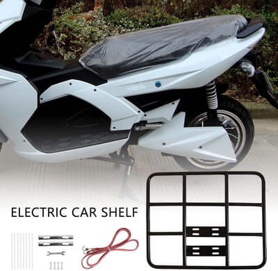 Fietsmand Achter - Bagagedrager Fiets - Vervoer Bagage - Verhoogde Stabiliteit - 40 kg - Zwart