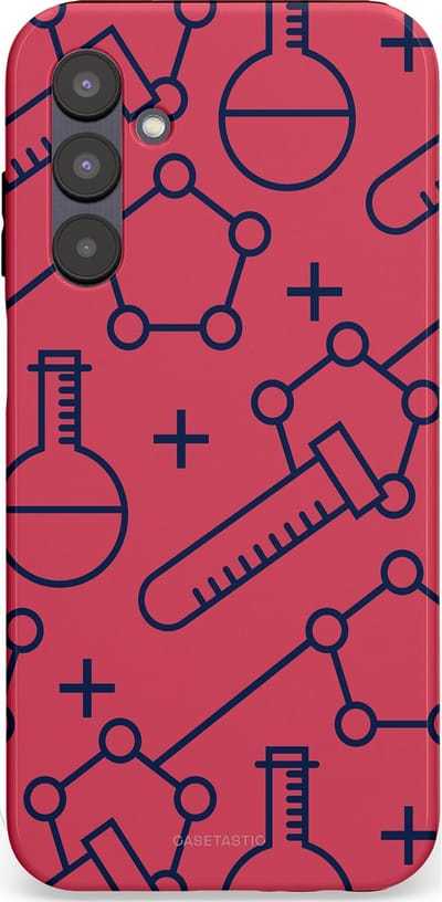 Casetastic hoesje geschikt voor Samsung Galaxy A25 - Dubbellaagse bescherming - Rode Laboratorium - Fashion Case - Koraal