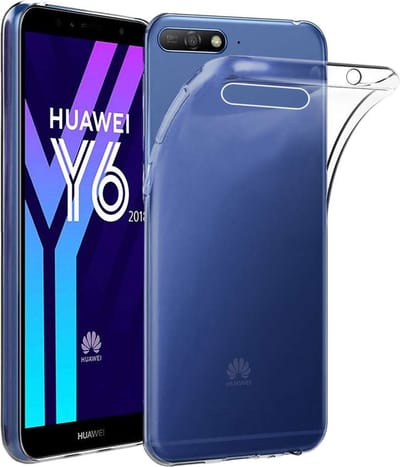 ebestStar - Hoes geschikt voor Huawei Y6 2018, Back Cover, Beschermhoes anti-luchtbellen hoesje, Transparant
