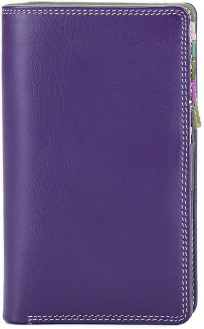 Mywalit Portemonnee RFID-bescherming Leer 8 cm - Unisex - Staand formaat - orchid
