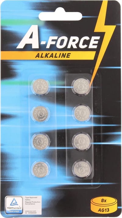 Knoopcel 1,5V AG13 LR44 Powerful Blister - 16 stuks