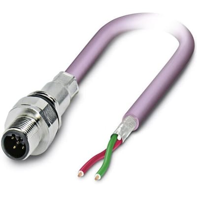 Phoenix Contact 1525555 Sensor/actuator inbouwconnector M12 Aantal polen (sensoren): 2 Stekker, inbouw 0.50 m 1 stuk(s)