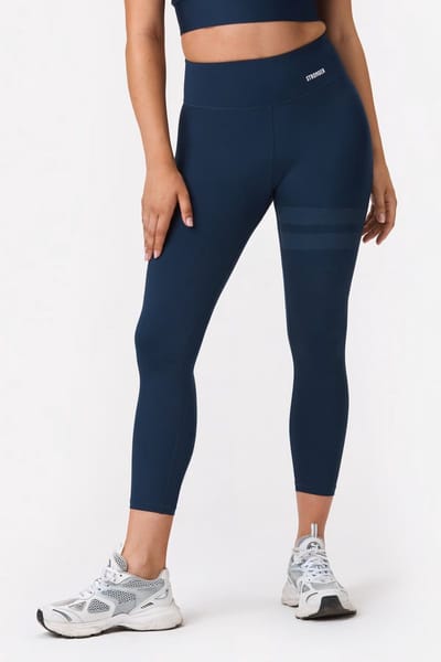Stronger - Signature 7/8 Tights - Sportlegging - Dames - Blauw - Maat XS