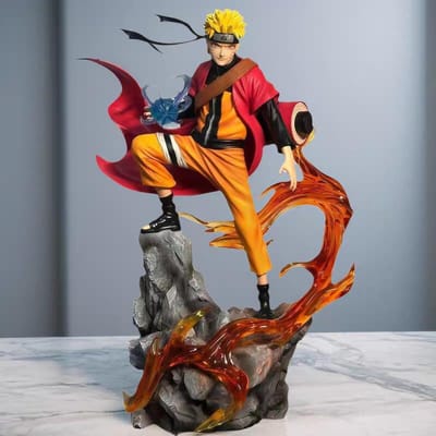 HEET Naruto Anime Figuur Uzumaki Naruto Uchiha Sasuke Actiemodel Pvc Standbeeld Desktop Decoratie Verzameling Speelgoed Cadeau