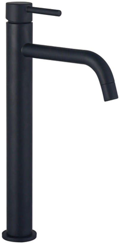 FugaFlow Eccelente Sobrado Badkamer Slim Wastafelkraan - 32.6cm - verhoogd - opbouw - mat zwart
