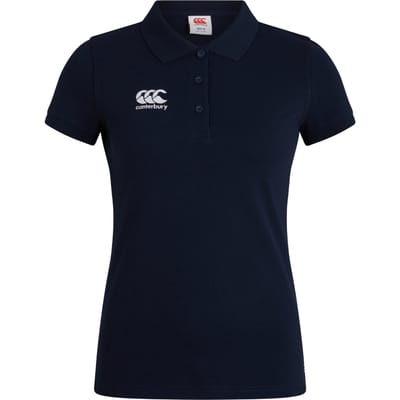 Canterbury Dames/Dames Waimak Geborduurd Logo Poloshirt (Marine)