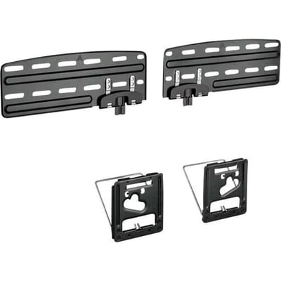 Neomounts WL30-265BL1 mounting kit - Ultra-Flat fixed - for digital signage LCD panel / LCD display - black - Max 60 kg - recommended for 43"-85"
