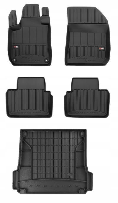 FROGUM ProLine Peugeot 308 II Kombi – Automatten & kofferbakmat – Perfecte pasvorm – Versterkte bescherming – Geurloos TPE
