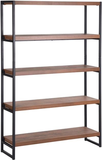 TIFTON - Boekenkast - Donkere houtkleur - MDF