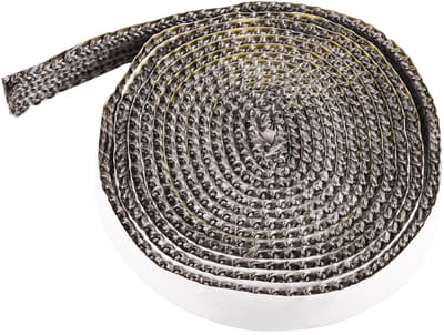 Dailygoods - Afdichtingstape, afdichtingstape, zelfklevende afdichtingstape, voor kachels, open haarddeur, kachelpijp, hittebestendige kachelafdichting (2 mm x 15 mm)