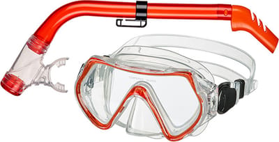 BECO snorkelset Ancona - voor kinderen 4+ - rood