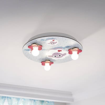 EGLO Lalelu - plafondlamp - 3-Lichts - motief schaap