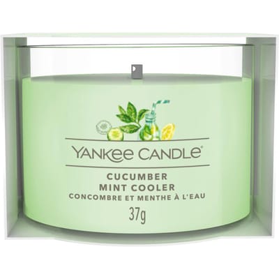 Yankee Candle Filled Votive - Cucumber Mint Cooler - 10 branduren - 1 stuk