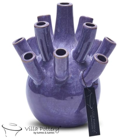 Vaas - Villa Pottery - Woondecoratie - Keramiek - Decoratie - Voorjaarscollectie - Waterdicht - Pinokkio 1_2 Purple