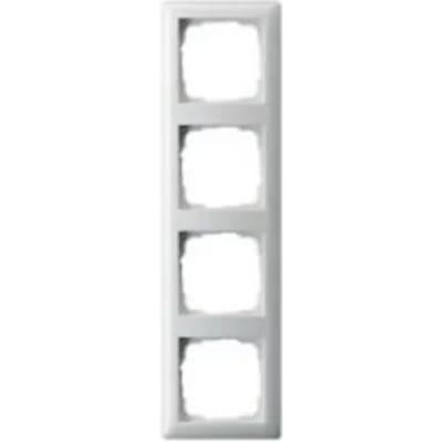Gira Afdekraam St55 4-voudig Wit