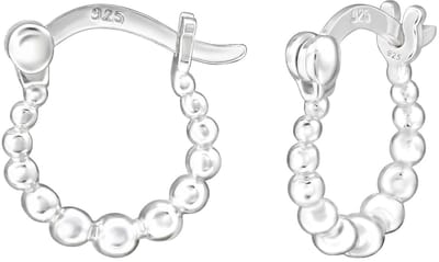 Joy|S - Zilveren oorringen 10 mm / 2.7 mm - Dots - Franse sluiting - balletjes / bolletjes - sterling zilver 925
