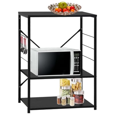 vidaXL - Magnetronkast - 60x39,6x79,5 - cm - bewerkt - hout - zwart