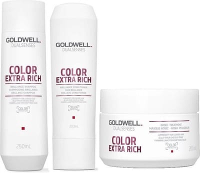 Goldwell Extra Rich Pakket – Gekleurd haar herstel – Shampoo + Masker