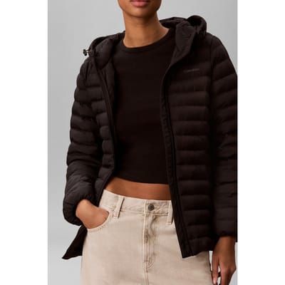 Calvin Klein Ultra-lightweight Belted Puffer Jacket Black Taglia: XS | Giacche invernali Outlet | Donna | Nero