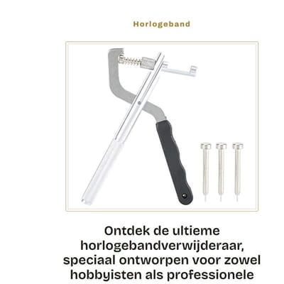 Dailygoods- Horlogeband Verwijderaar Duurzaam - Horlogemakers Gereedschap - Metalen Armband - Pin Pons - Antislip Handgrepen - Betrouwbare Prestaties - Horlogemaker Gereedschap
