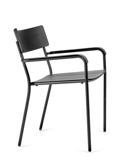 Serax Vincent Van Duysen August Tuinstoel Met Armleuning Zwart 59x60x79H cm