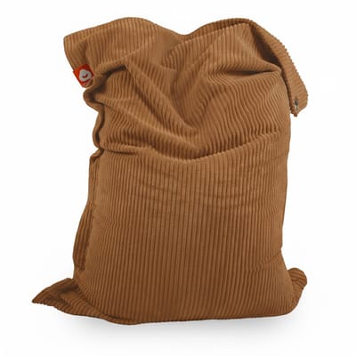 Whoober St. Tropez XL – Rechthoek Zitzak – Lichtbruin dik ribfluweel – Comfortabel & Duurzaam