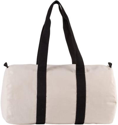 Kimood Reistas van katoencanvas KI0632 - NATURAL / BLACK - One size