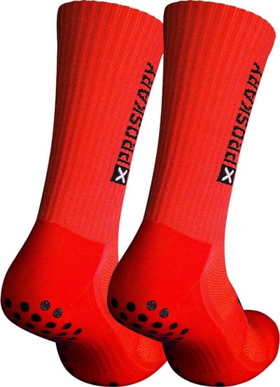 Gripsokken Voetbal - 34/40 - Proskary - Rood - Anti blaren
